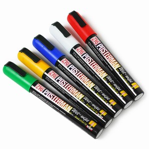 Posterman Liquid Chalk Pens 6mm (Pack of 5 Colours)