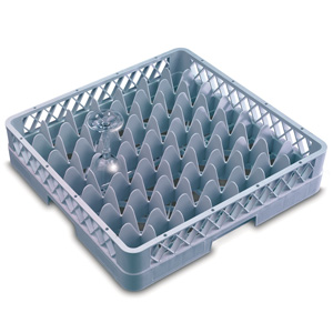 49 Compartment Glass Rack