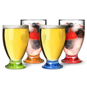 Flamefield Acrylic Party Juice Glasses 6oz / 170ml (Pack of 4)