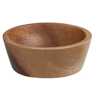 Acacia Wood Food Presentation Conical Bowl 7cm (Single)