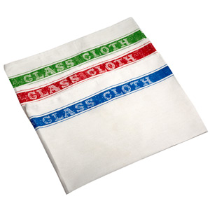 Printed Cotton Glass Cloths 50 x 76cm (Pack of 10)