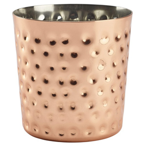 Copper Plated Serving Cup Hammered 8.5cm (Case of 24)