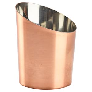 Angled Copper Plated Serving Cup 9.5cm (Single)