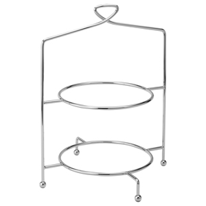 Utopia Savoy 2 Tier Cake Plate Stand 13inch / 33cm