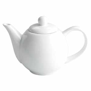 Moonlight Ceramic Tea Pot White 13oz / 370ml (Case of 6)