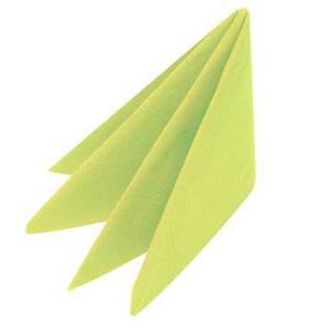 Swantex Lime Zest Napkins 33cm 2ply (Pack of 100)