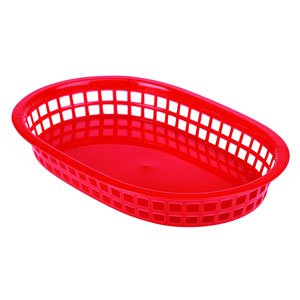 Fast Food Basket Red 27.5x17.5cm (Case of 6)